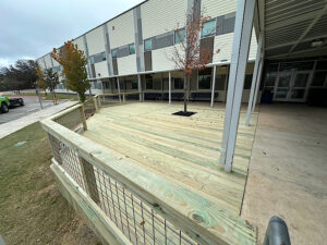 Fence and deck installation