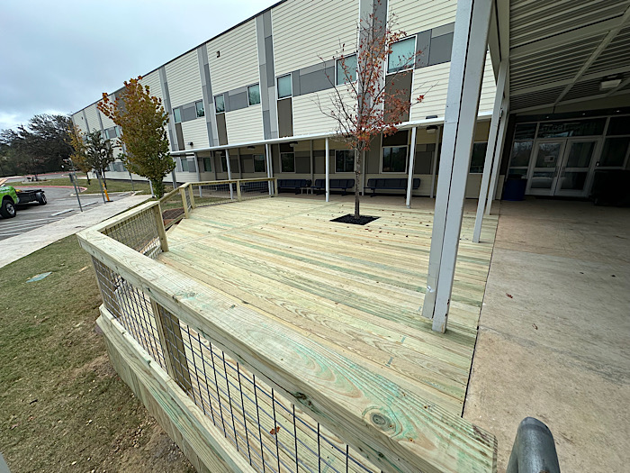 Fence and deck installation