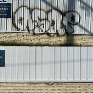 Graffiti removal with pressure washing San Antonio