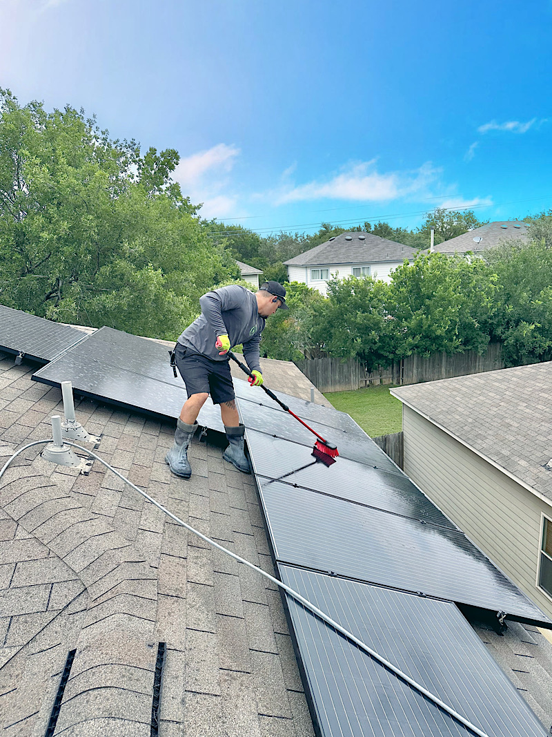 Solar Panel Washing