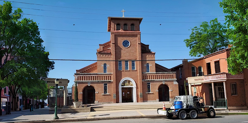 Church pressure washing